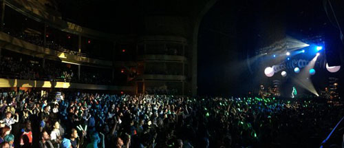 Hatsune Miku at the Hammerstien Ballroom in New-York