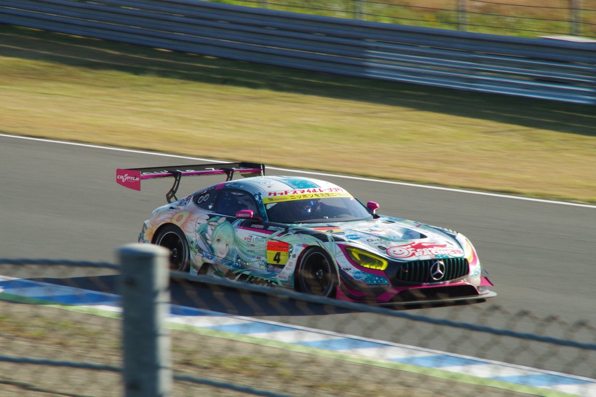 #4 GoodSmile Racing & Team Ukyo Hatsune Miku Mercedes AMG GT3 at Twing Ring Motegi